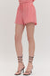 Gingham High Waist Shorts
