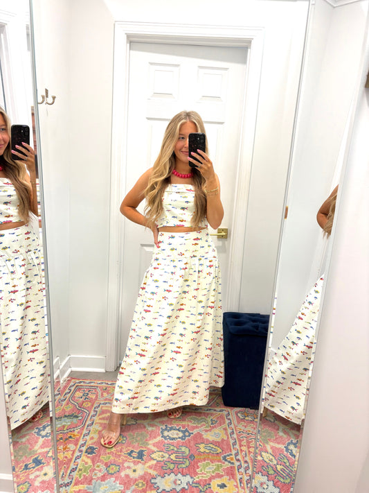 Gone Fishing Skirt Set