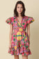 Guana Cay Floral Ruffle Wrap Mini Dress