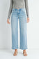 Harlie Mid Rise Slim Wide Leg Jean In Light Denim