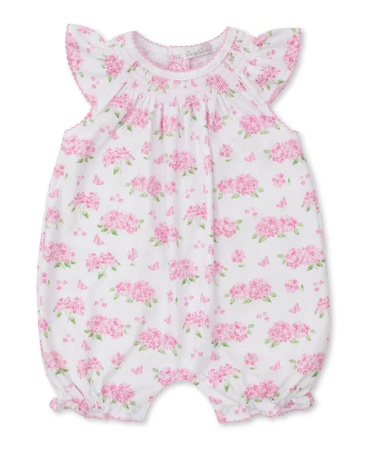 Kissy Kissy Heavenly Hydrangeas Pink Short Playsuit