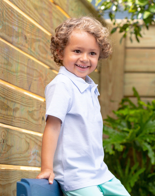 Henry Polo Light Blue Stripe