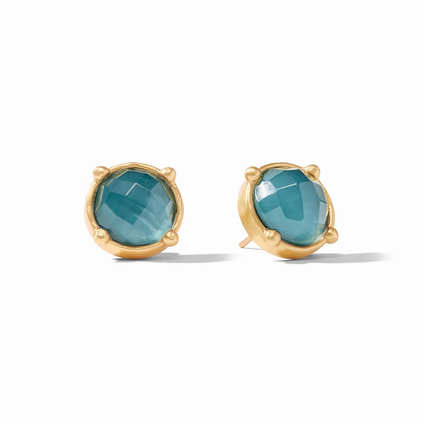 Julie Vos Honey Stud Iridescent Montana Blue
