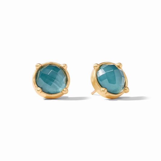 Julie Vos Honey Stud Iridescent Montana Blue