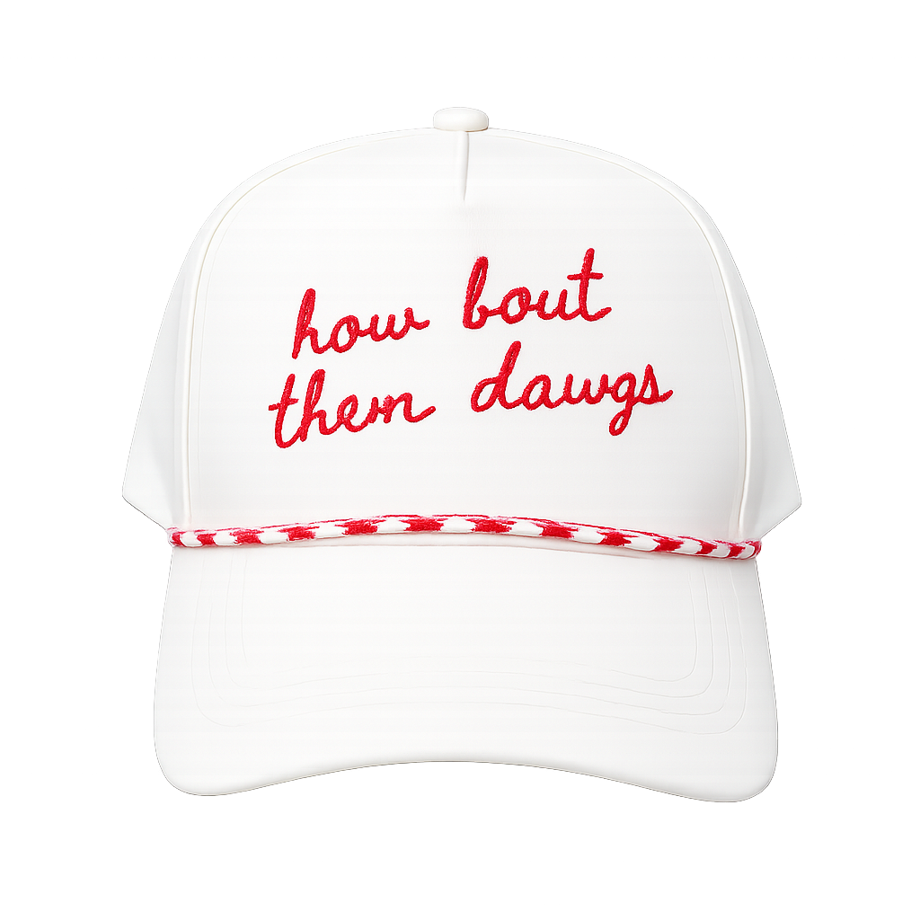 How Bout Them Dawgs Rope Trucker Hat