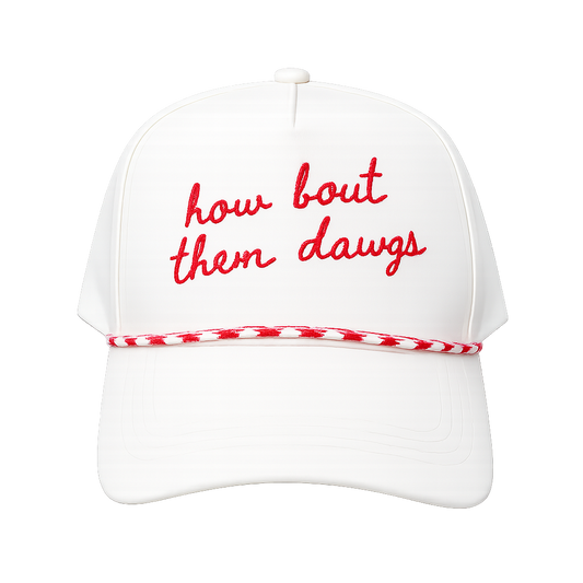 How Bout Them Dawgs Rope Trucker Hat