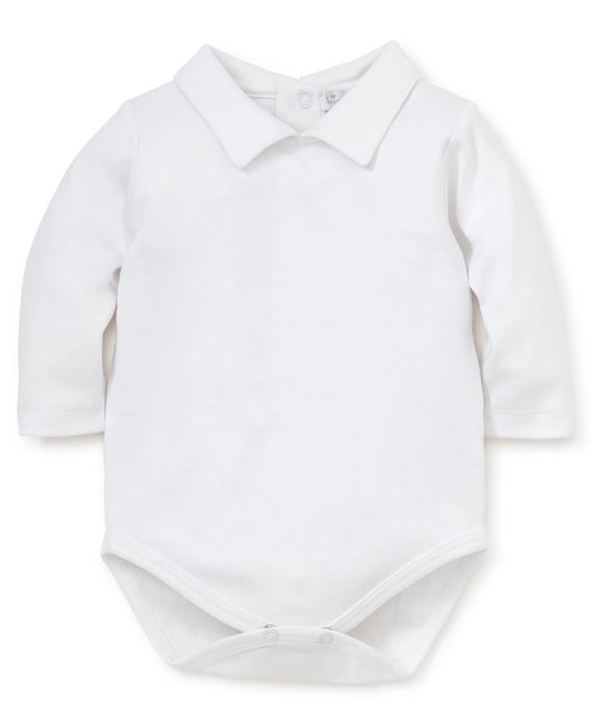 Kissy Kissy Long Sleeve Bodysuit In White