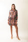 Fall In Tahiti Long Sleeve Mini Dress