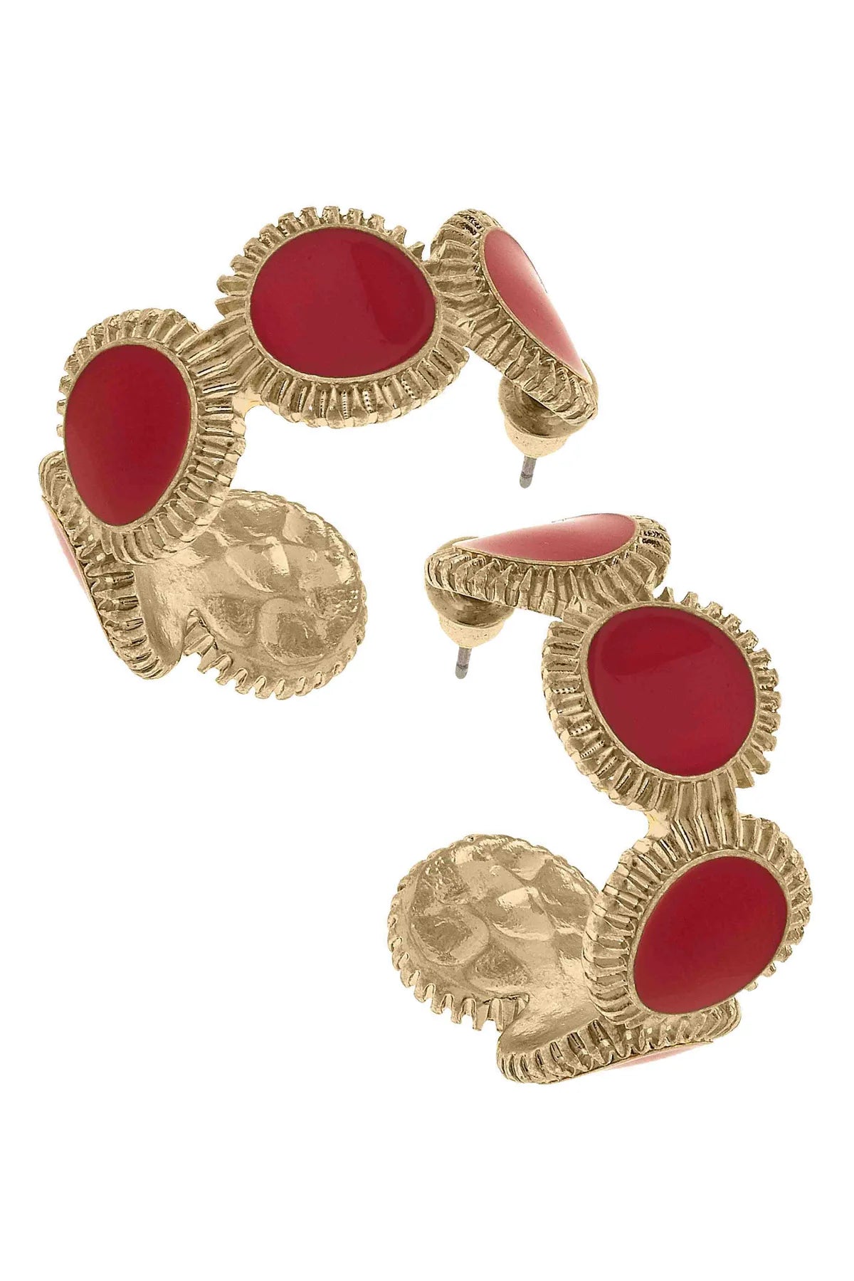 Bianca Earrings In Red