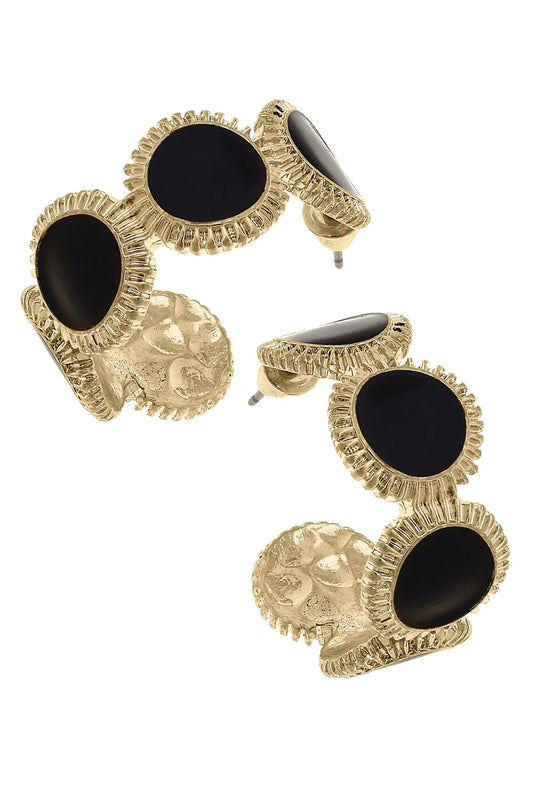 Bianca Earrings In Black