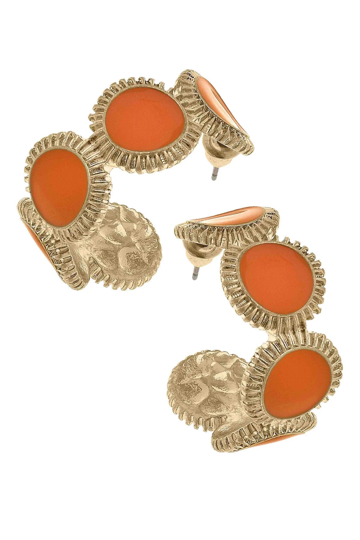 Bianca Earrings In Orange