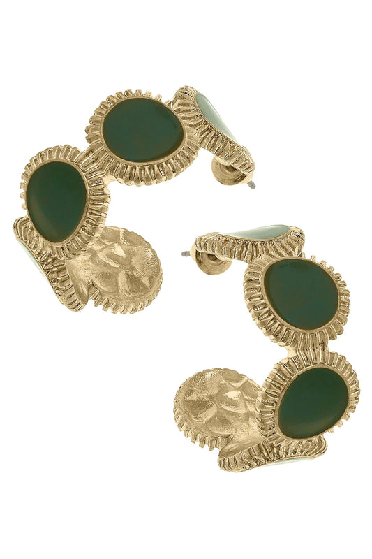 Bianca Earrings In Green