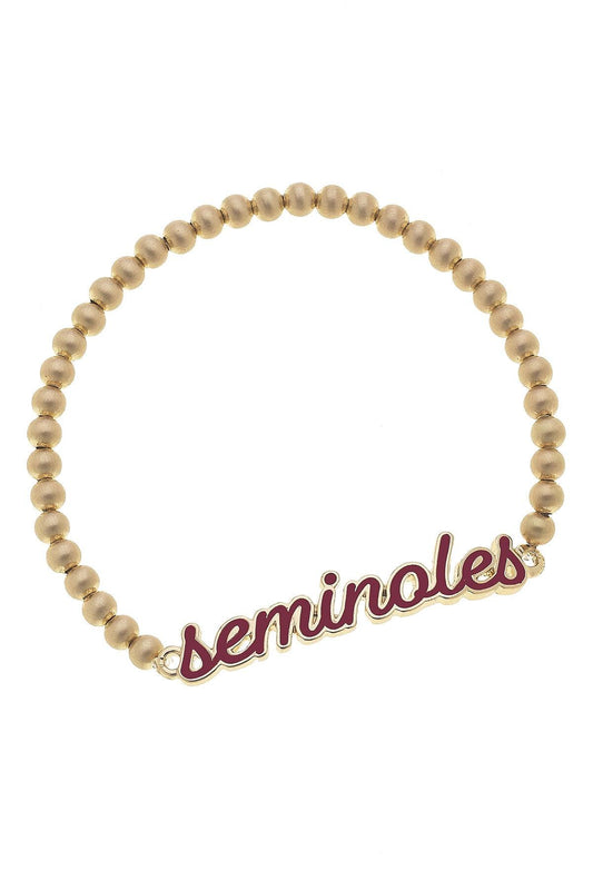 Seminoles Gold Bracelet