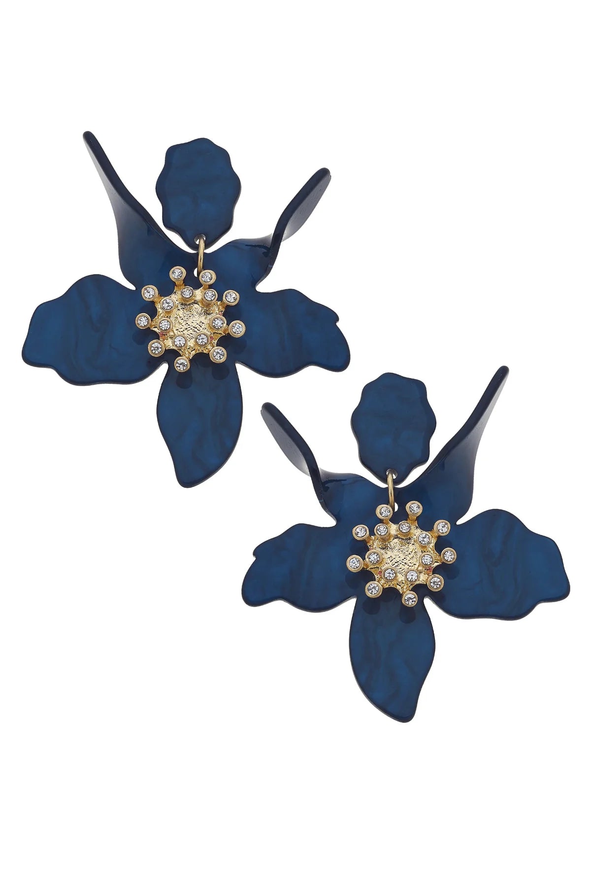 Chloe Earrings In Navy