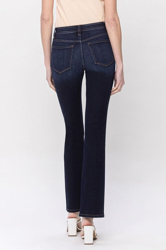 Miranda Mid Rise Bootcut Jeans In Dark Demim