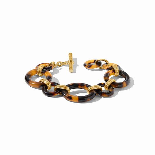 Julie Vos Madison Link Bracelet Tortoise Shell
