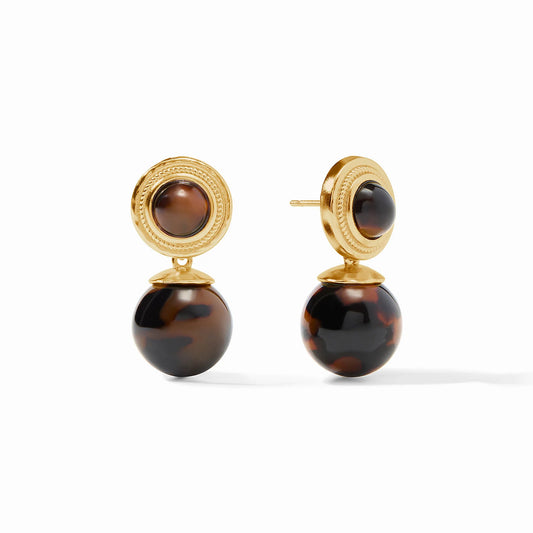 Julie Vos Madison Earring Tortoise Shell