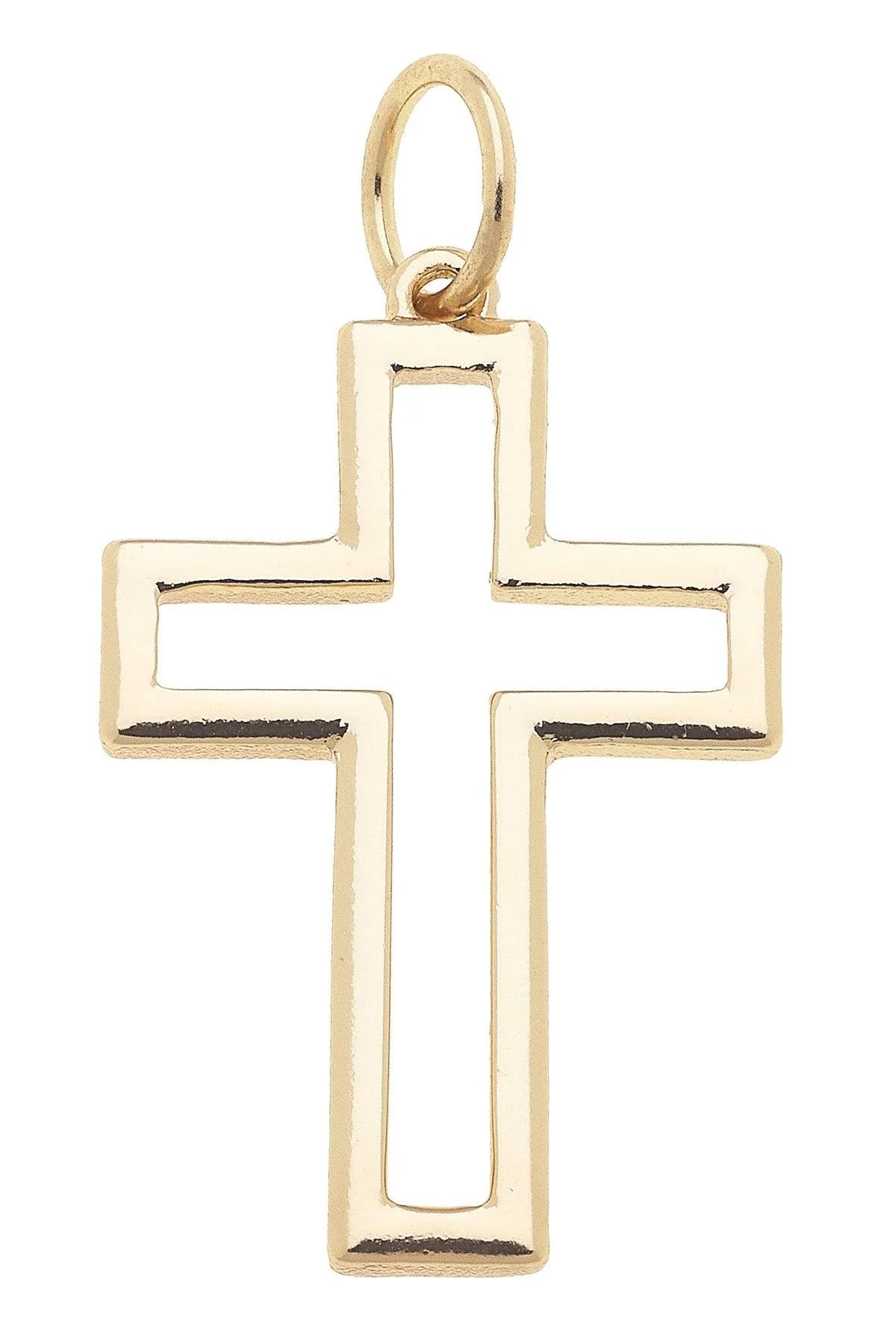 Open Cross Charm