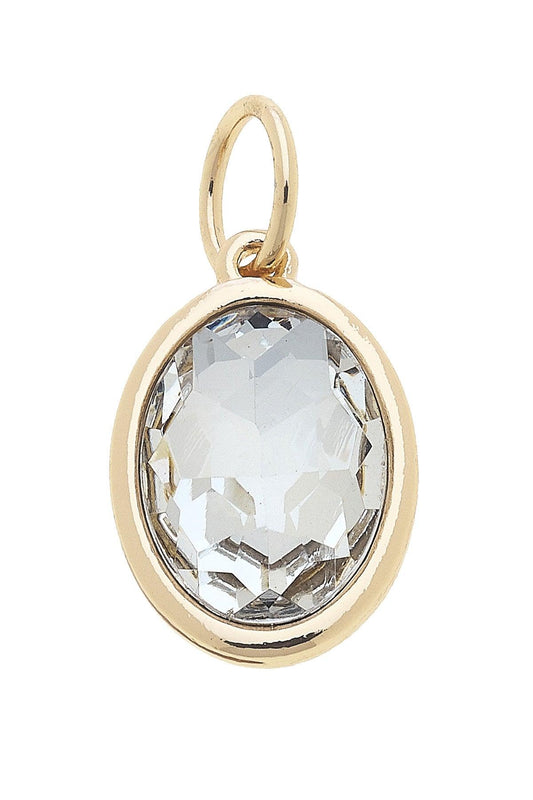 April Birth Stone Charm