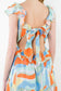 Gulf Breeze Abstract Open Back Midi