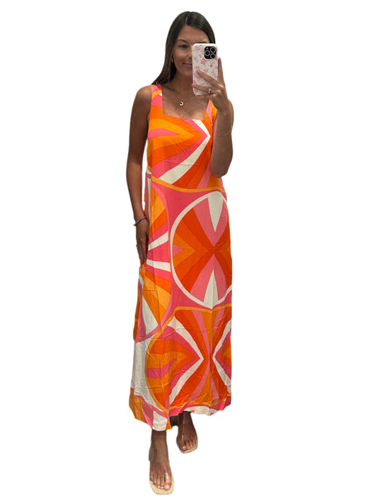 Tropical Sunrise Maxi Dress