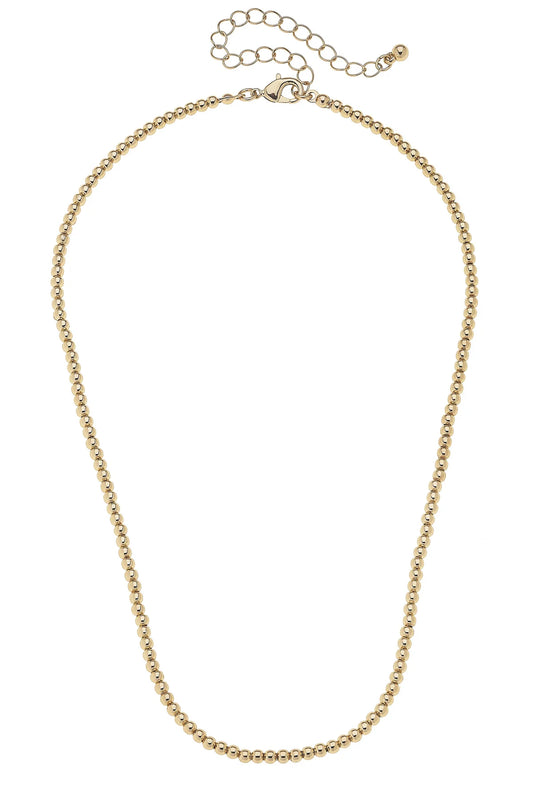 Mini Walker Ball Bead Charm Necklace