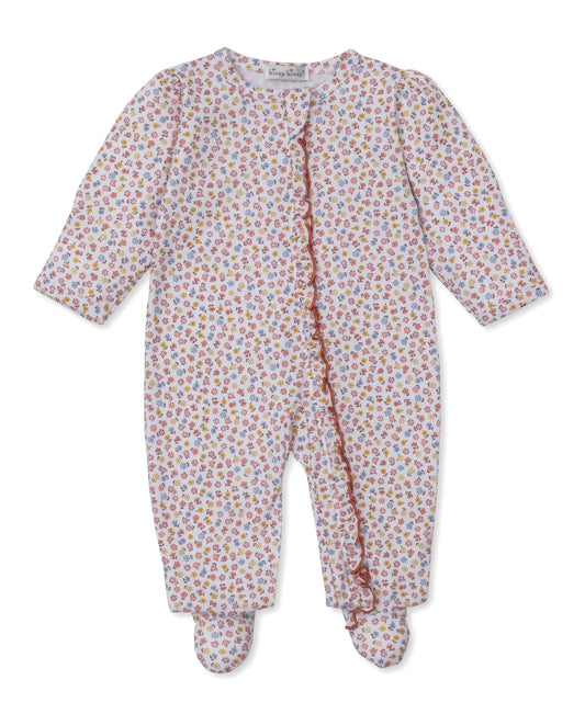 Kissy Kissy Pumpkin Florals Fall Footie