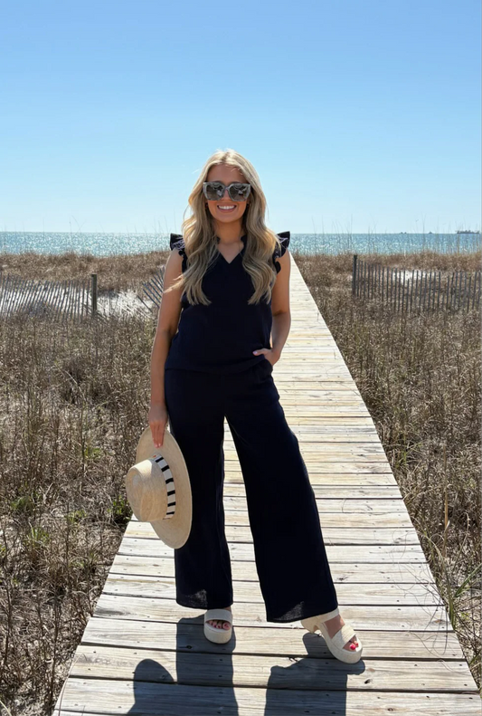 Keep It Cozy Pants In Navy