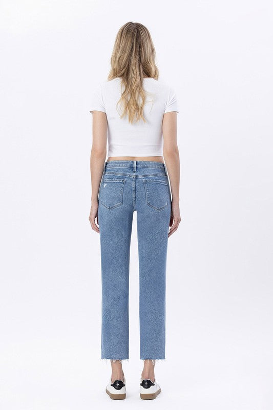 Margo Mid Rise Straight Jeans