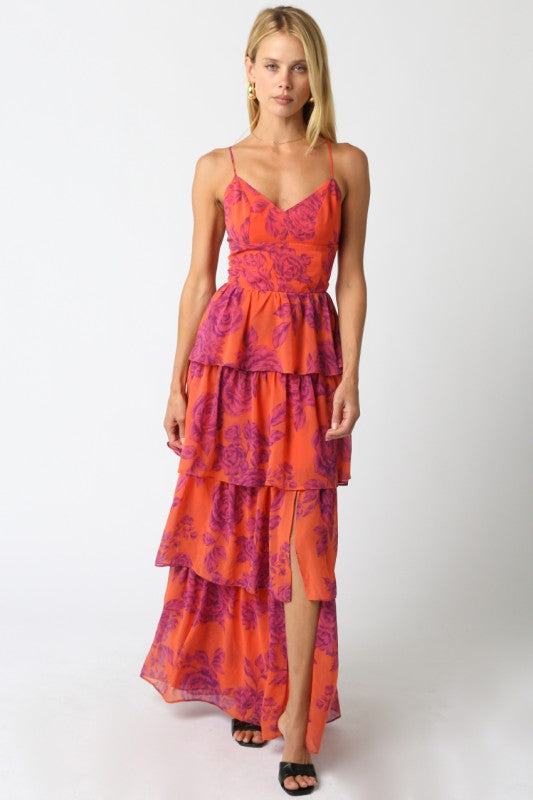 Mila Floral Ruffle Dress