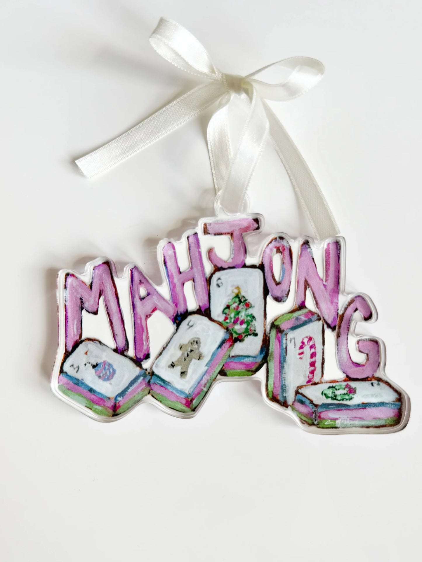 Chelsea McShane Mahjong Christmas Ornament