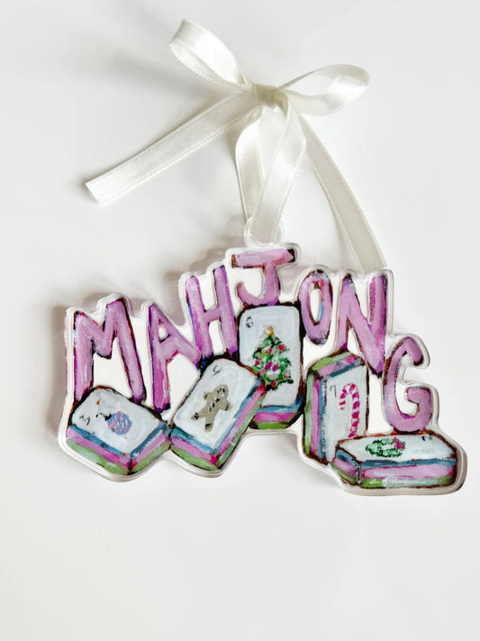 Chelsea McShane Mahjong Christmas Ornament