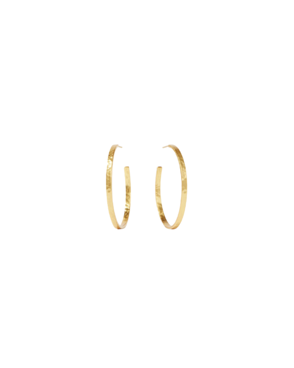 Julie Vos Crescent Hoop Large