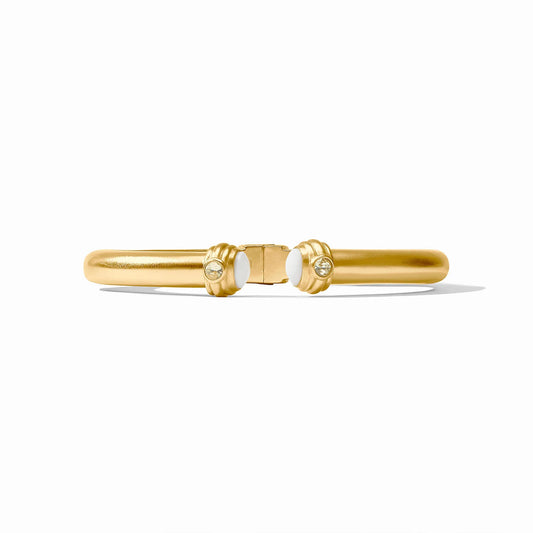 Julie Vos Portofino Demi Cuff In White Jade