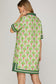 Sound Of Spring Mini Dress In Green