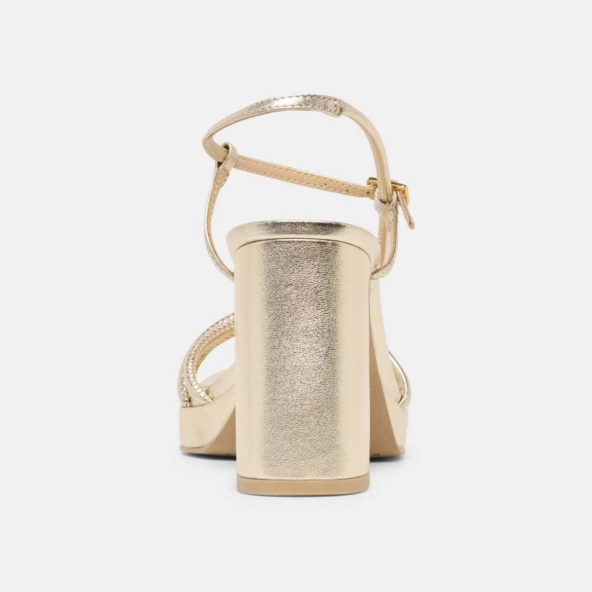 Dolce Vita Odete Gold Leather Heel