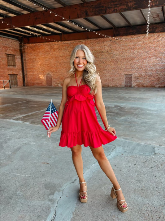 Summer Spirit Poplin Mini Dress