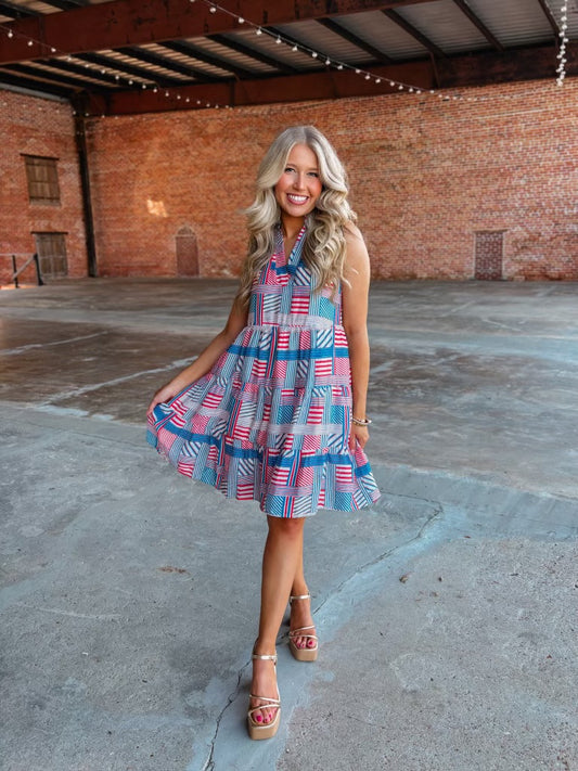 American Dream Sleeveless Dress