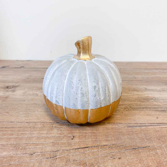 Stockholm Pumpkin Gray/Gold 4”