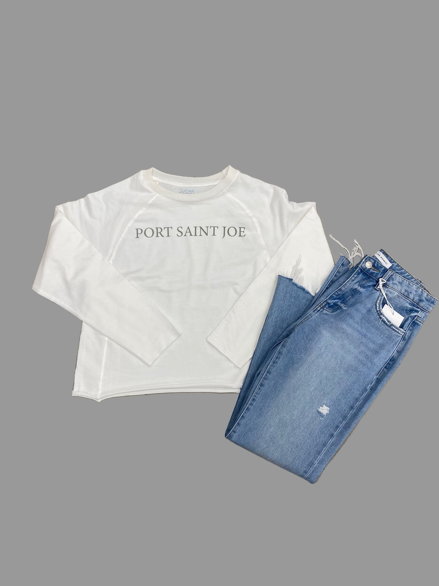 Port Saint Joe LS Cropped Tee
