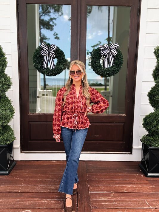 Sunshine Fall Long Sleeve Top