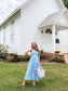 Here Comes The Sun Midi Dress In Blue