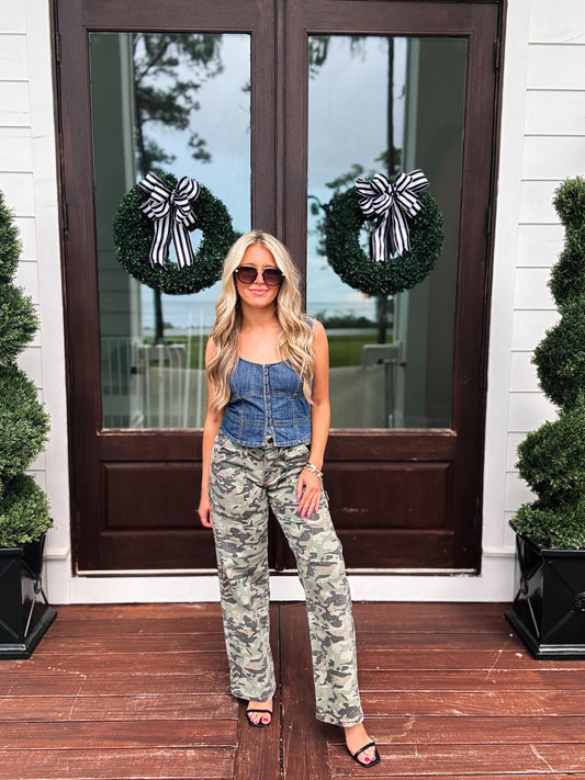 Alice Denim Top