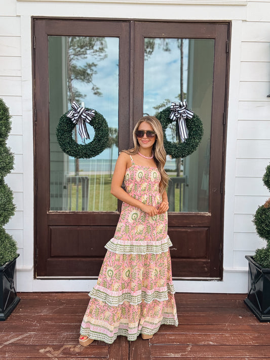 Aria Tube Maxi In Sunset Yellow