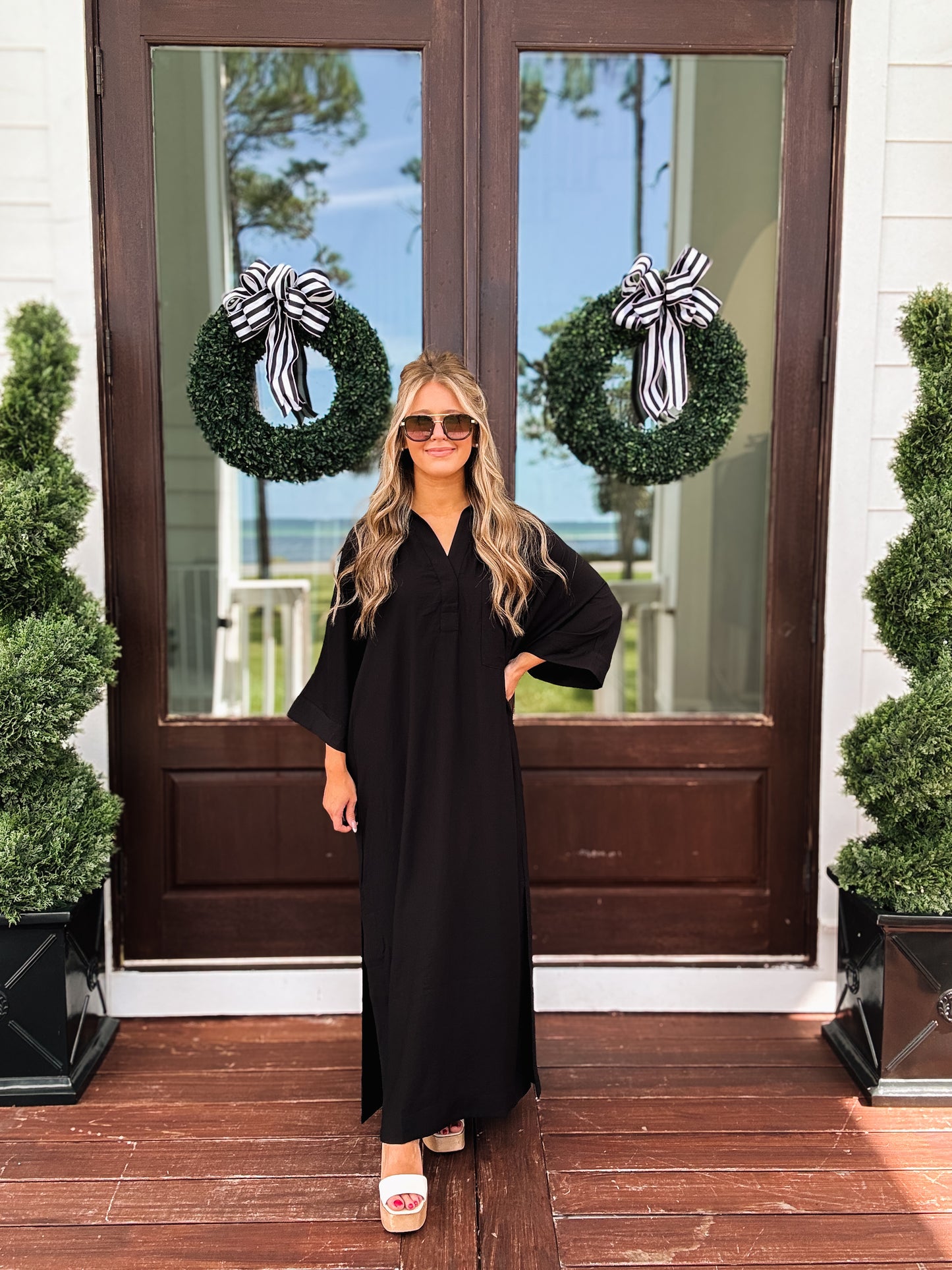 Easy Breezy Midi In Black