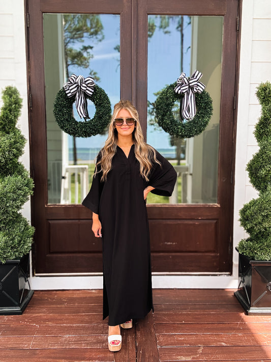 Easy Breezy Midi In Black