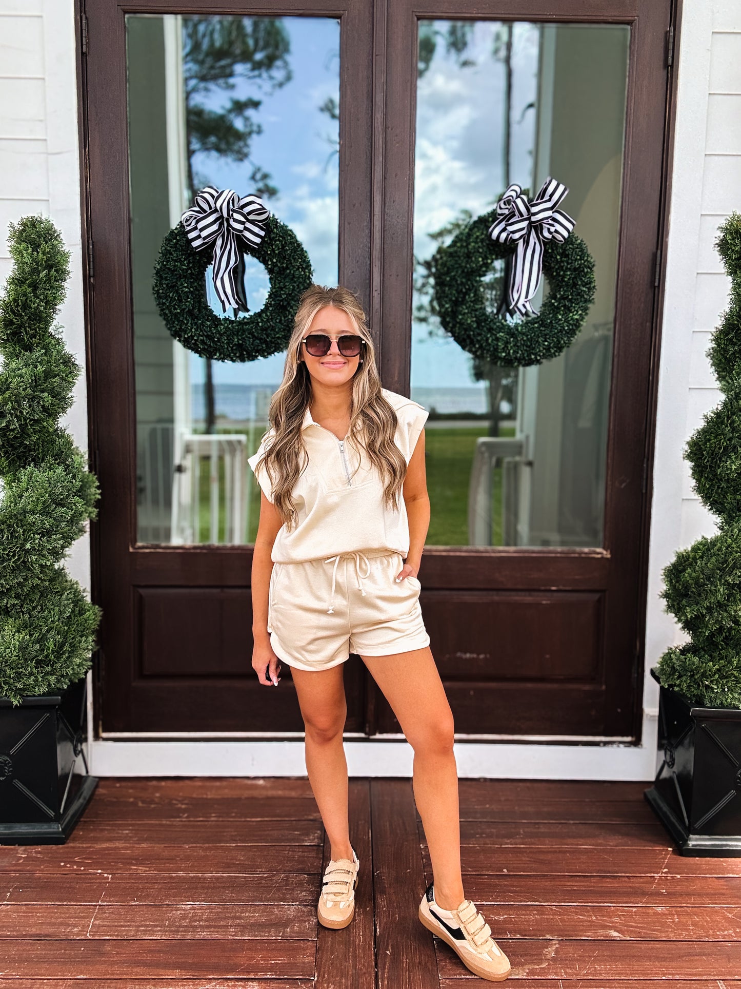 Blake Short Set In Cream