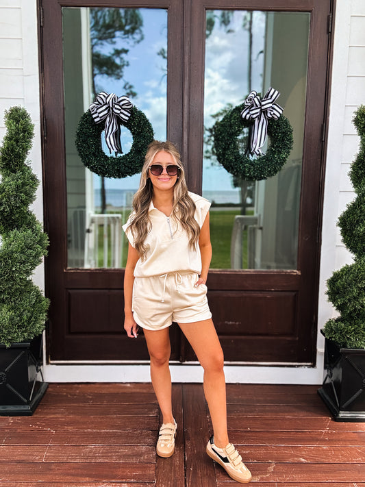 Blake Short Set In Cream