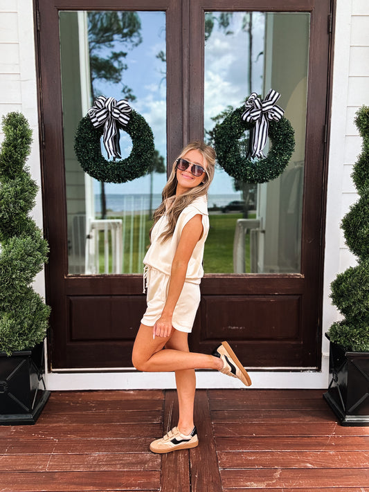 Blake Short Set In Cream