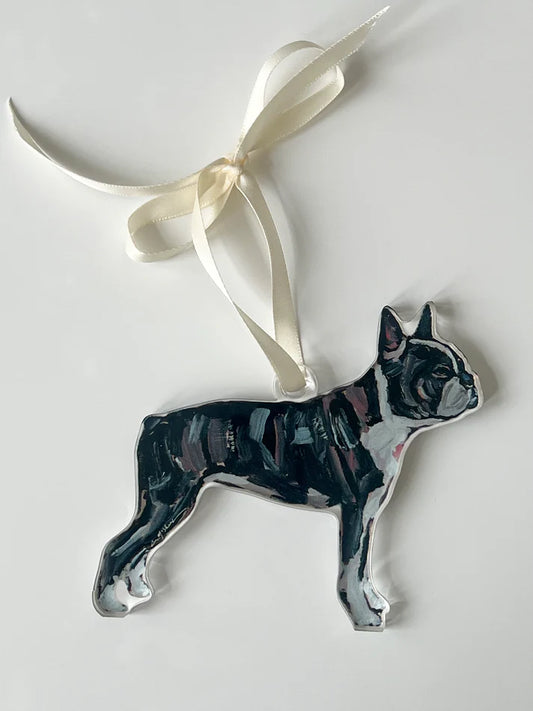 Chelsea McShane Boston Terrier Ornament